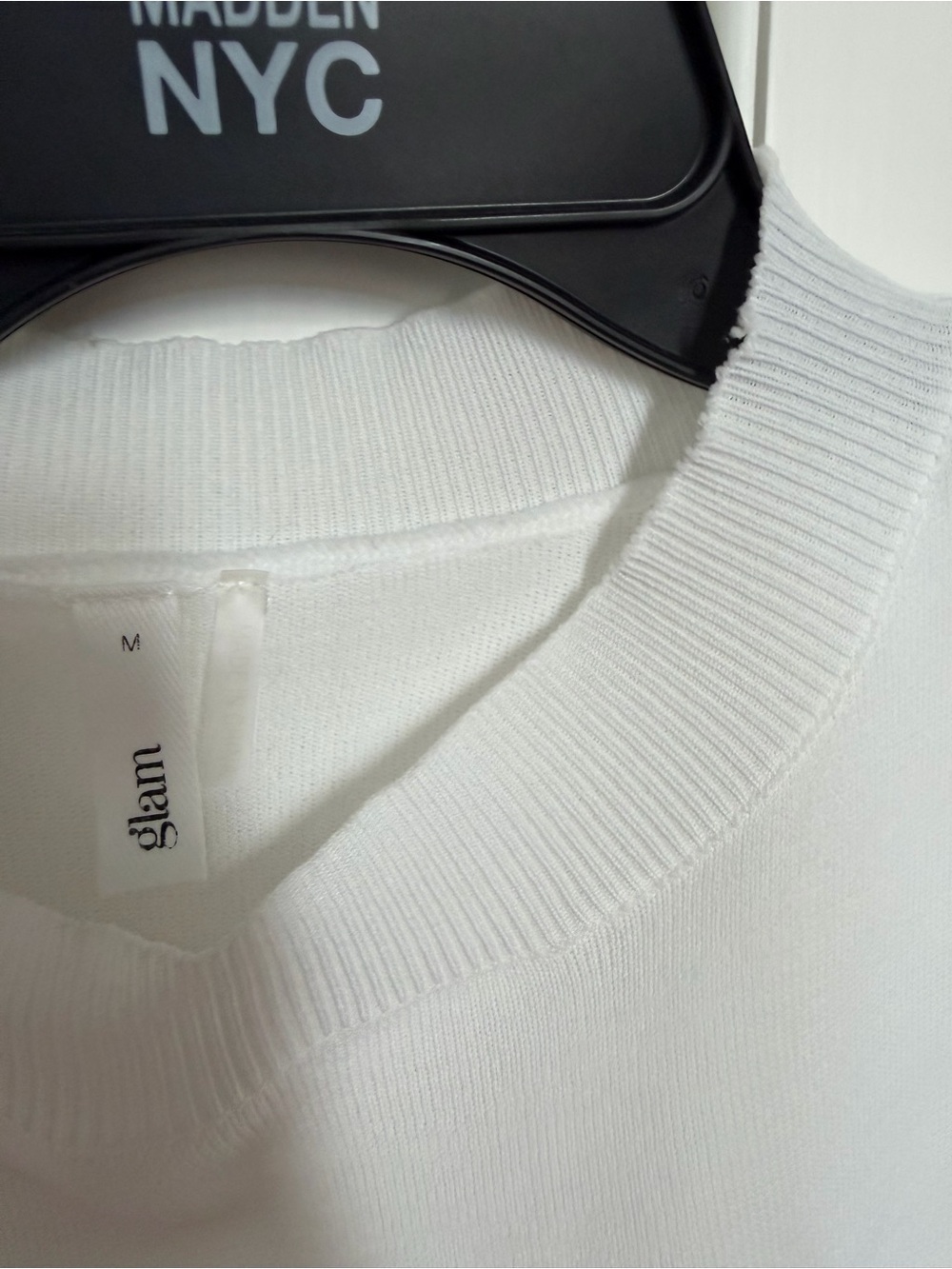 White Ruffle Sleeve Top - Picture 3 of 4